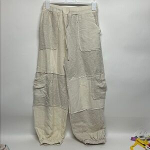 POL women’s pants Ivory Bottoms joggers sweatpants 100% cotton
